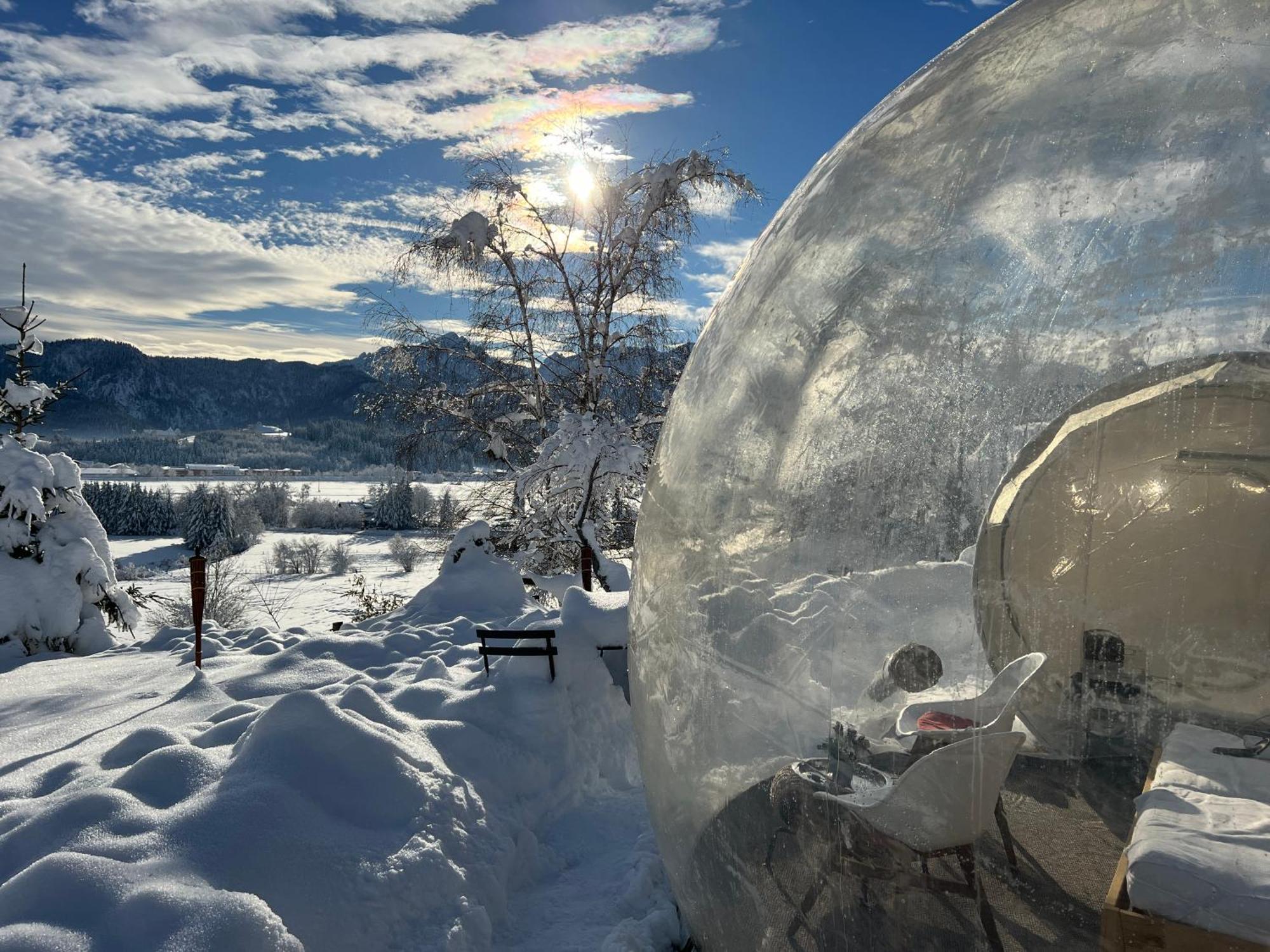 Bubble Tent Fuessen Im Allgaeu מראה חיצוני תמונה