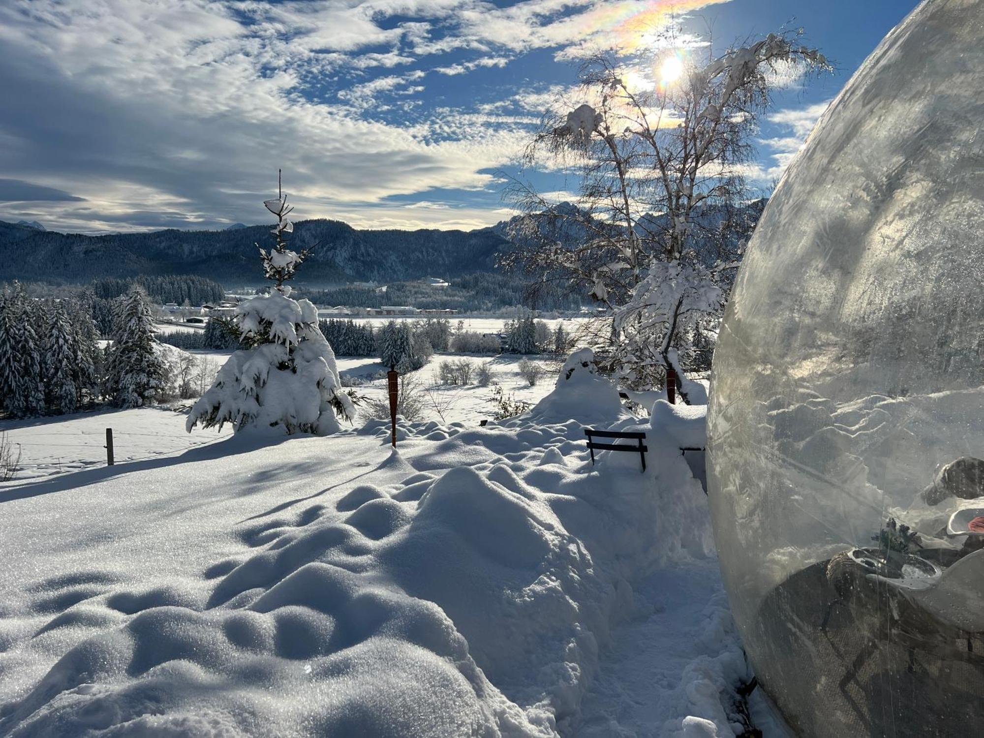 Bubble Tent Fuessen Im Allgaeu מראה חיצוני תמונה